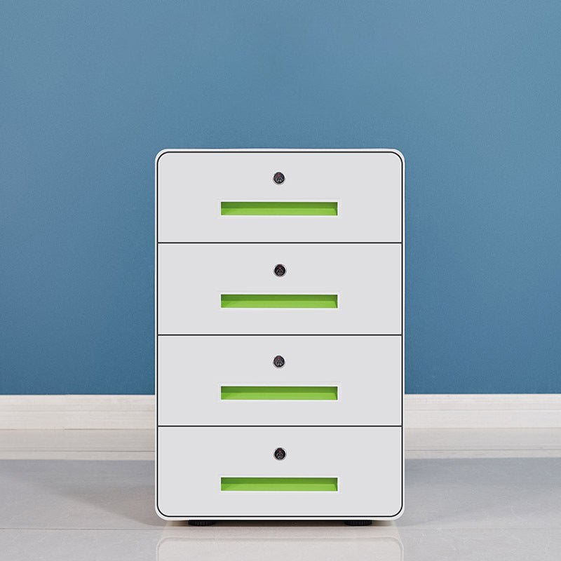 Acero de gabinete tradicional con cajones de bloqueo de cajones para la oficina