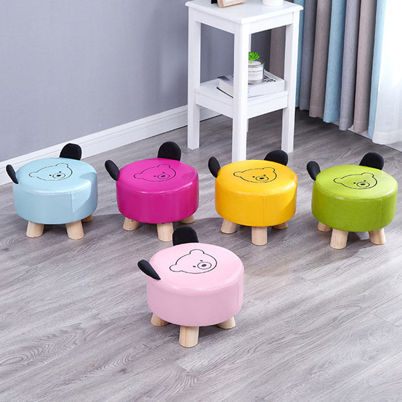 Modern Cotton Standard Tear Resistant Bear Standard for Drawing Room Clearhalo 'furn' 'furn_ottomans_poufs' 'Furniture' 'Living Room Furniture' 'Ottomans & Poufs' 'ottomans_poufs' 6326967