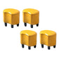 Yellow Modern Standard Water Resistant Specialty Standard for Living Room Yellow 4 Piece Set Clearhalo 'furn' 'furn_ottomans_poufs' 'Furniture' 'Living Room Furniture' 'Ottomans & Poufs' 'ottomans_poufs' 6327020