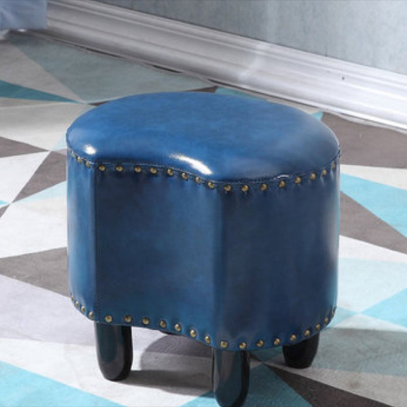 Yellow Modern Standard Water Resistant Specialty Standard for Living Room Peacock Blue 1 Piece Clearhalo 'furn' 'furn_ottomans_poufs' 'Furniture' 'Living Room Furniture' 'Ottomans & Poufs' 'ottomans_poufs' 6327021