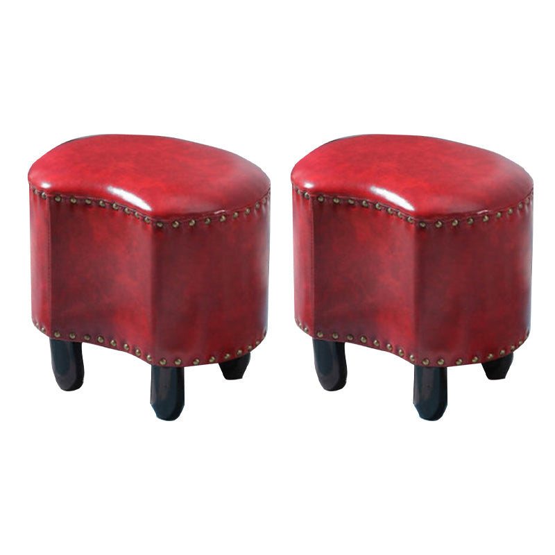 Yellow Modern Standard Water Resistant Specialty Standard for Living Room Red 2 Piece Set Clearhalo 'furn' 'furn_ottomans_poufs' 'Furniture' 'Living Room Furniture' 'Ottomans & Poufs' 'ottomans_poufs' 6327030