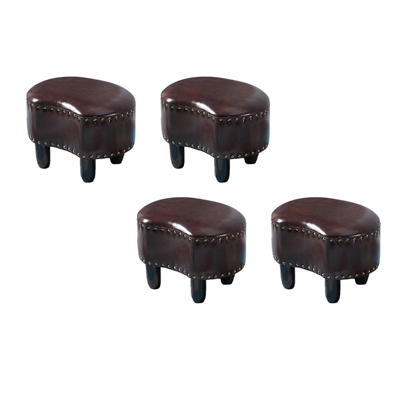 Yellow Modern Standard Water Resistant Specialty Standard for Living Room Coffee 4 Piece Set Clearhalo 'furn' 'furn_ottomans_poufs' 'Furniture' 'Living Room Furniture' 'Ottomans & Poufs' 'ottomans_poufs' 6327037