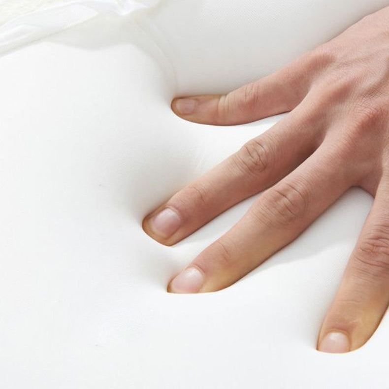 Silla de planeador de ocio silla de cuero por falso resistente al agua de color puro con otomana