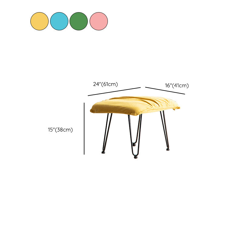 Chaise de rocker moderne rembourrée avec planeur de jambes sombres pour le salon