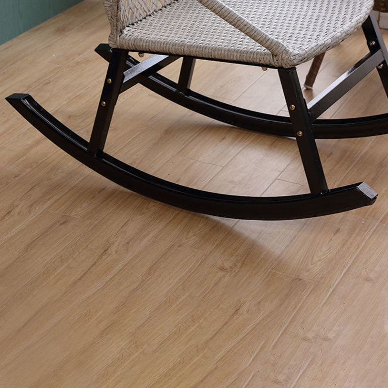 Chaise à bascule de roteur de roteur chaise à corne à corde tissée pour salle de gamme