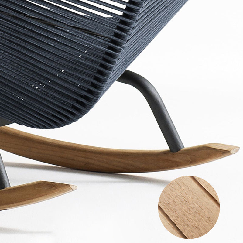 Traditional Rocking Chair Teak Frame Wing Chair Back Indoor Rocking Chair Clearhalo 'Chairs & Seating' 'furn' 'furn_rocking_chairs' 'Furniture' 'Living Room Furniture' 'Rocking Chairs' 'rocking_chairs' 6327425