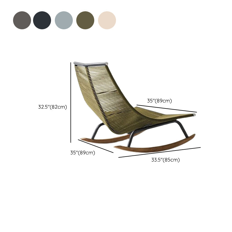 Traditional Rocking Chair Teak Frame Wing Chair Back Indoor Rocking Chair Clearhalo 'Chairs & Seating' 'furn' 'furn_rocking_chairs' 'Furniture' 'Living Room Furniture' 'Rocking Chairs' 'rocking_chairs' 6327428