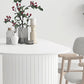 Contemporary Sintered Stone Dining Table Metal Base Dining Table for Home Use