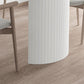 Contemporary Sintered Stone Dining Table Metal Base Dining Table for Home Use