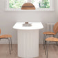 Contemporary Sintered Stone Dining Table Metal Base Dining Table for Home Use