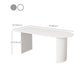 Contemporary Sintered Stone Dining Table Metal Base Dining Table for Home Use