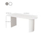 Contemporary Sintered Stone Dining Table Metal Base Dining Table for Home Use