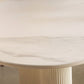 Contemporary Sintered Stone Dining Table Oval Dinner Room Table Clearhalo 'Dining Tables & Seating' 'Dining Tables' 'dining_table' 'furn' 'furn_dining_table' 'Furniture' 'Kitchen & Dining Furniture' 6328964