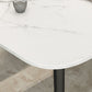 Glam 4 Legs Dining Table Stone Table for Living Room Kitchen