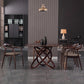 Contemporary Solid Wood Dining Table Round Pedestal Base Dining Table for Home 55.1"L x 55.1"W x 29.5"H Without Chairs Clearhalo 'Dining Tables & Seating' 'Dining Tables' 'dining_table' 'furn' 'furn_dining_table' 'Furniture' 'Kitchen & Dining Furniture' 6329087