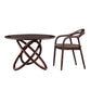 Contemporary Solid Wood Dining Table Round Pedestal Base Dining Table for Home Clearhalo 'Dining Tables & Seating' 'Dining Tables' 'dining_table' 'furn' 'furn_dining_table' 'Furniture' 'Kitchen & Dining Furniture' 6329093