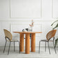 Mesa de comedor moderna de madera maciza mesa de comedor de 3 pies para uso doméstico