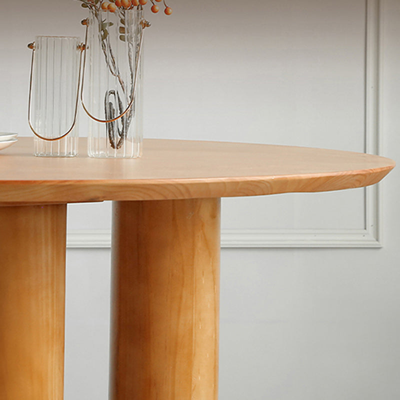 Mesa de comedor moderna de madera maciza mesa de comedor de 3 pies para uso doméstico