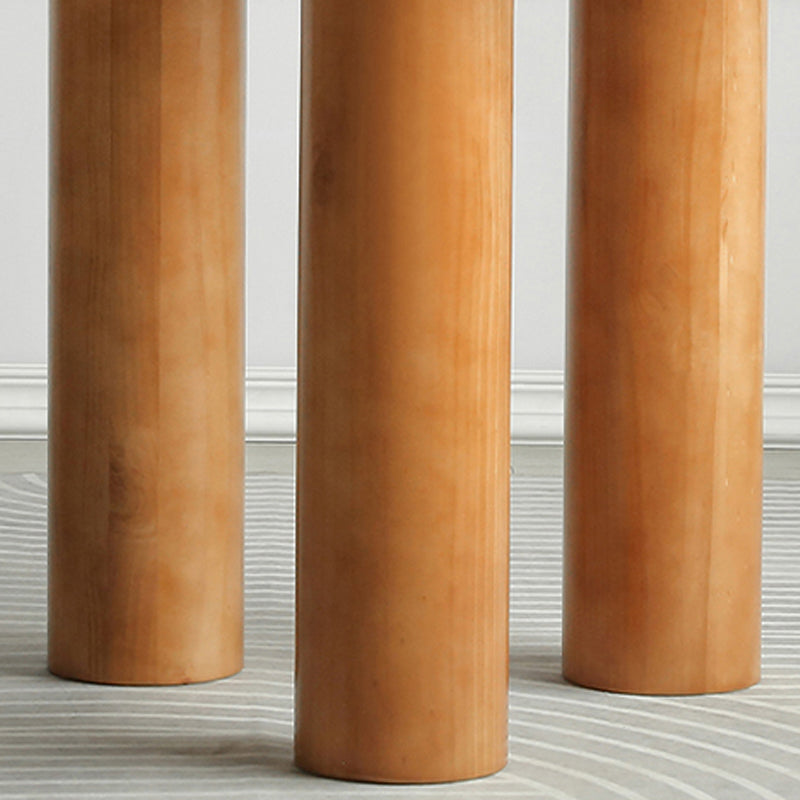 Mesa de comedor moderna de madera maciza mesa de comedor de 3 pies para uso doméstico