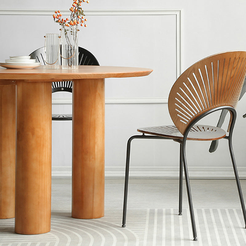 Mesa de comedor moderna de madera maciza mesa de comedor de 3 pies para uso doméstico
