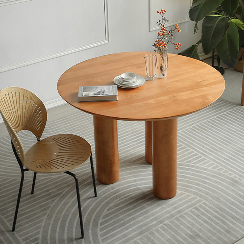 Mesa de comedor moderna de madera maciza mesa de comedor de 3 pies para uso doméstico