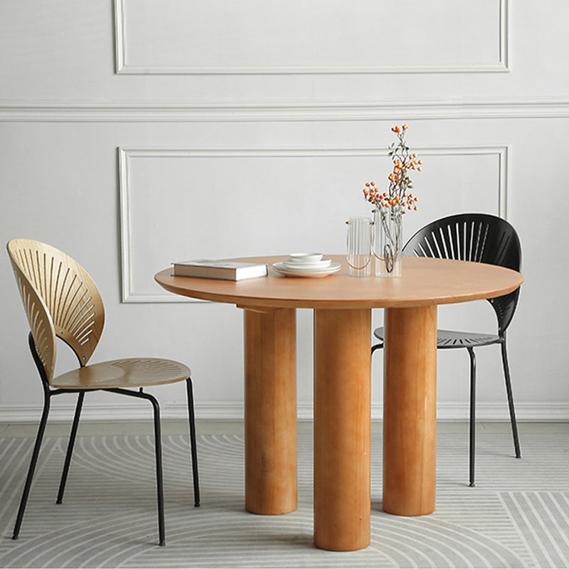 Mesa de comedor moderna de madera maciza mesa de comedor de 3 pies para uso doméstico