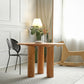 Mesa de comedor moderna de madera maciza mesa de comedor de 3 pies para uso doméstico