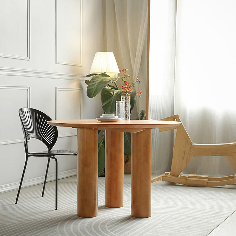 Mesa de comedor moderna de madera maciza mesa de comedor de 3 pies para uso doméstico