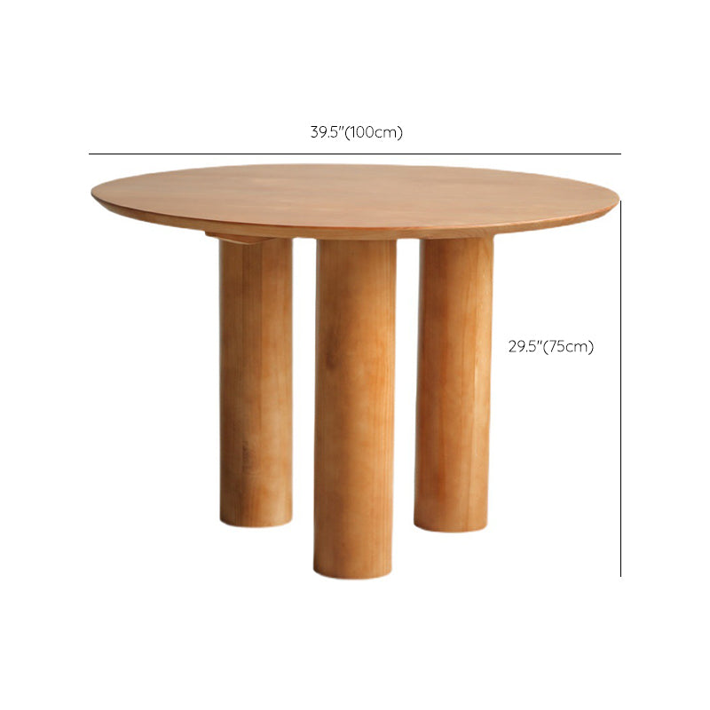 Mesa de comedor moderna de madera maciza mesa de comedor de 3 pies para uso doméstico