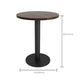 Eigentijdse houten eettafel Metalen eettafel voor thuisgebruik