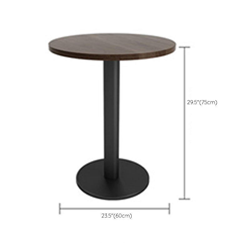 Eigentijdse houten eettafel Metalen eettafel voor thuisgebruik