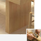Glam Style Wooden Dining Table Rectangle Table with Wooden Legs for Home Use