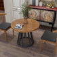 Modern Solid Wood Dining Table Metal Dining Site Table for Home Use Clearhalo 'Dining Tables & Seating' 'Dining Tables' 'dining_table' 'furn' 'furn_dining_table' 'Furniture' 'Kitchen & Dining Furniture' 6329160