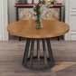 Modern Solid Wood Dining Table Metal Dining Site Table for Home Use Clearhalo 'Dining Tables & Seating' 'Dining Tables' 'dining_table' 'furn' 'furn_dining_table' 'Furniture' 'Kitchen & Dining Furniture' 6329161