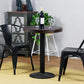 Modern Solid Wood Dining Table Metal Pedestal Base Dining Table for Home Use 31.5"L x 31.5"W x 29.5"H Without Chairs Clearhalo 'Dining Tables & Seating' 'Dining Tables' 'dining_table' 'furn' 'furn_dining_table' 'Furniture' 'Kitchen & Dining Furniture' 6329168