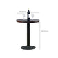 Modern Solid Wood Dining Table Metal Pedestal Base Dining Table for Home Use Clearhalo 'Dining Tables & Seating' 'Dining Tables' 'dining_table' 'furn' 'furn_dining_table' 'Furniture' 'Kitchen & Dining Furniture' 6329175