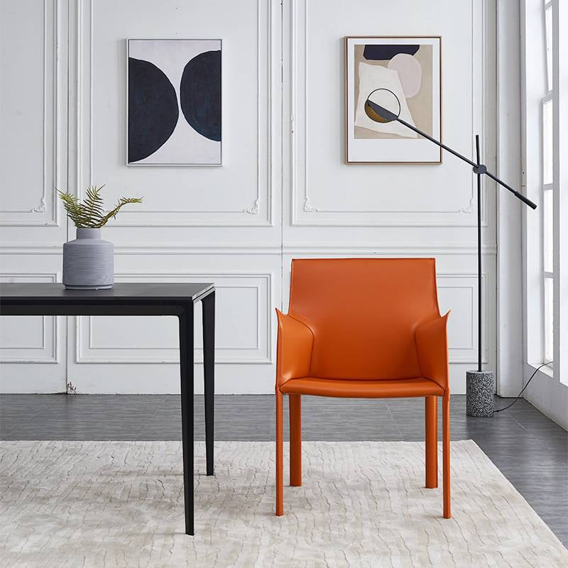 Chaise de restauration moderne des chaises de restauration en faux cuir pour la maison