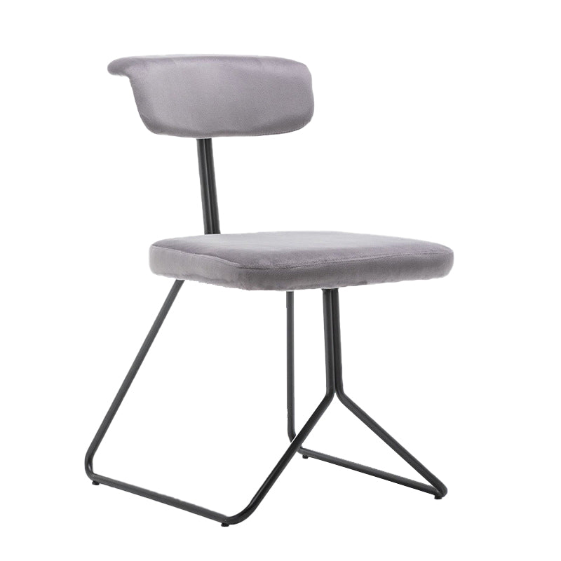 伝統的な布張りのダイニングチェアキッチンダイニングアームレスチェア