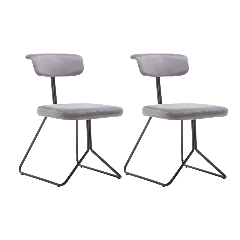 伝統的な布張りのダイニングチェアキッチンダイニングアームレスチェア