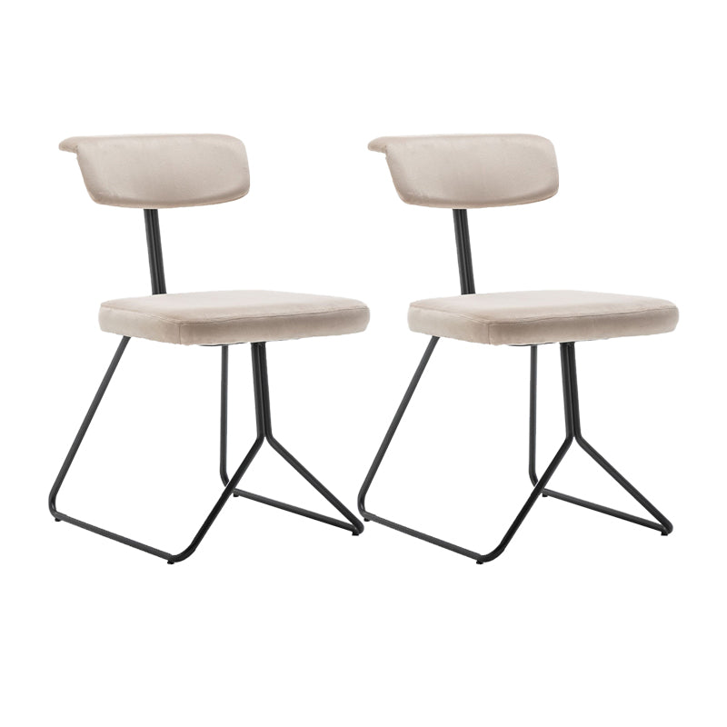 伝統的な布張りのダイニングチェアキッチンダイニングアームレスチェア