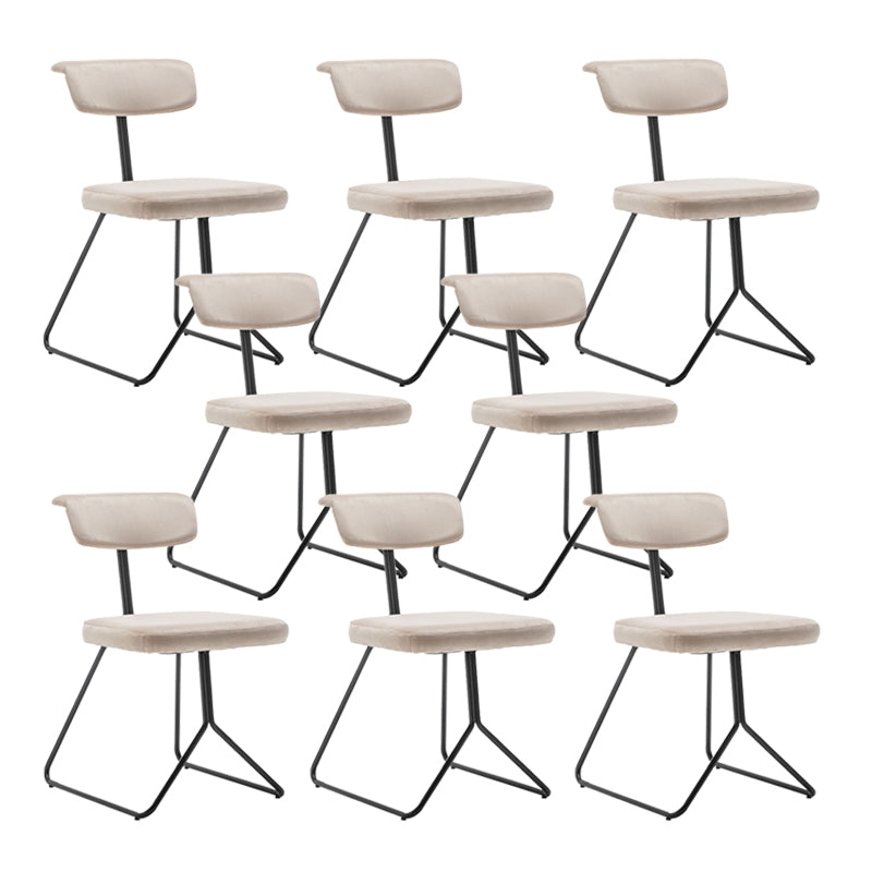 伝統的な布張りのダイニングチェアキッチンダイニングアームレスチェア