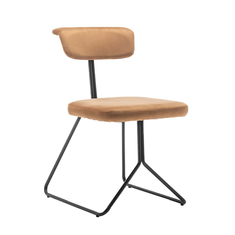 伝統的な布張りのダイニングチェアキッチンダイニングアームレスチェア