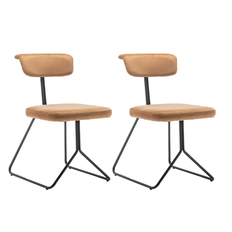 伝統的な布張りのダイニングチェアキッチンダイニングアームレスチェア