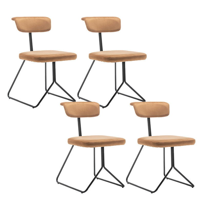 伝統的な布張りのダイニングチェアキッチンダイニングアームレスチェア