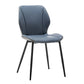 Contemporary Upholstered Dining Chairs Wingback Side Chair with Metal Legs Blue 1 Piece Clearhalo 'Dining Chairs' 'Dining Tables & Seating' 'dining_chair' 'furn' 'furn_dining_chair' 'Furniture' 'Kitchen & Dining Furniture' 6329505