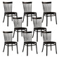 Glam Indoor-Outdoor Dining Side Chair Plastic Stacking Side Chair