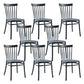 Glam Indoor-Outdoor Dining Side Chair Plastic Stacking Side Chair