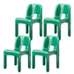 Plastic Open Back Dining Chair Stackable Side Chair for Dining Room Green 4 Piece Set Clearhalo 'Dining Chairs' 'Dining Tables & Seating' 'dining_chair' 'furn' 'furn_dining_chair' 'Furniture' 'Kitchen & Dining Furniture' 6329617