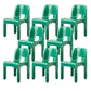 Plastic Open Back Dining Chair Stackable Side Chair for Dining Room Green 8 Piece Set Clearhalo 'Dining Chairs' 'Dining Tables & Seating' 'dining_chair' 'furn' 'furn_dining_chair' 'Furniture' 'Kitchen & Dining Furniture' 6329621