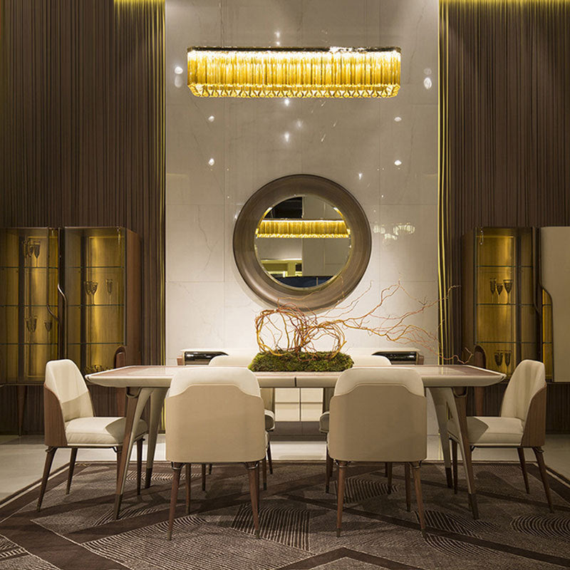 Sedie da pranzo in stile glam in stile sedie laterali imbottite con gambe in legno